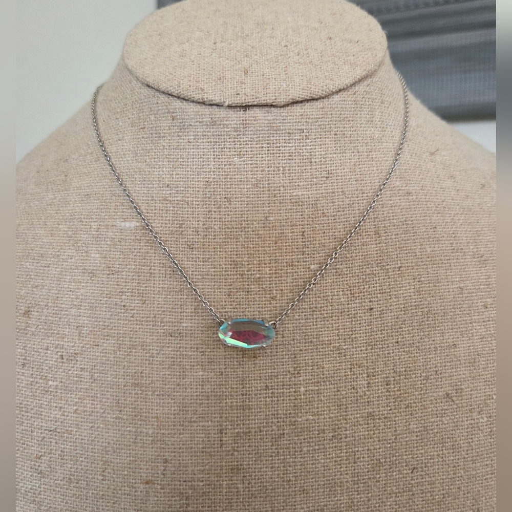 Kendra Scott Dichroic Glass Pendant Necklace